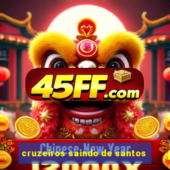 cruzeiros saindo de santos